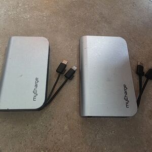 2 myCharge Portable Chargers / Power Banks